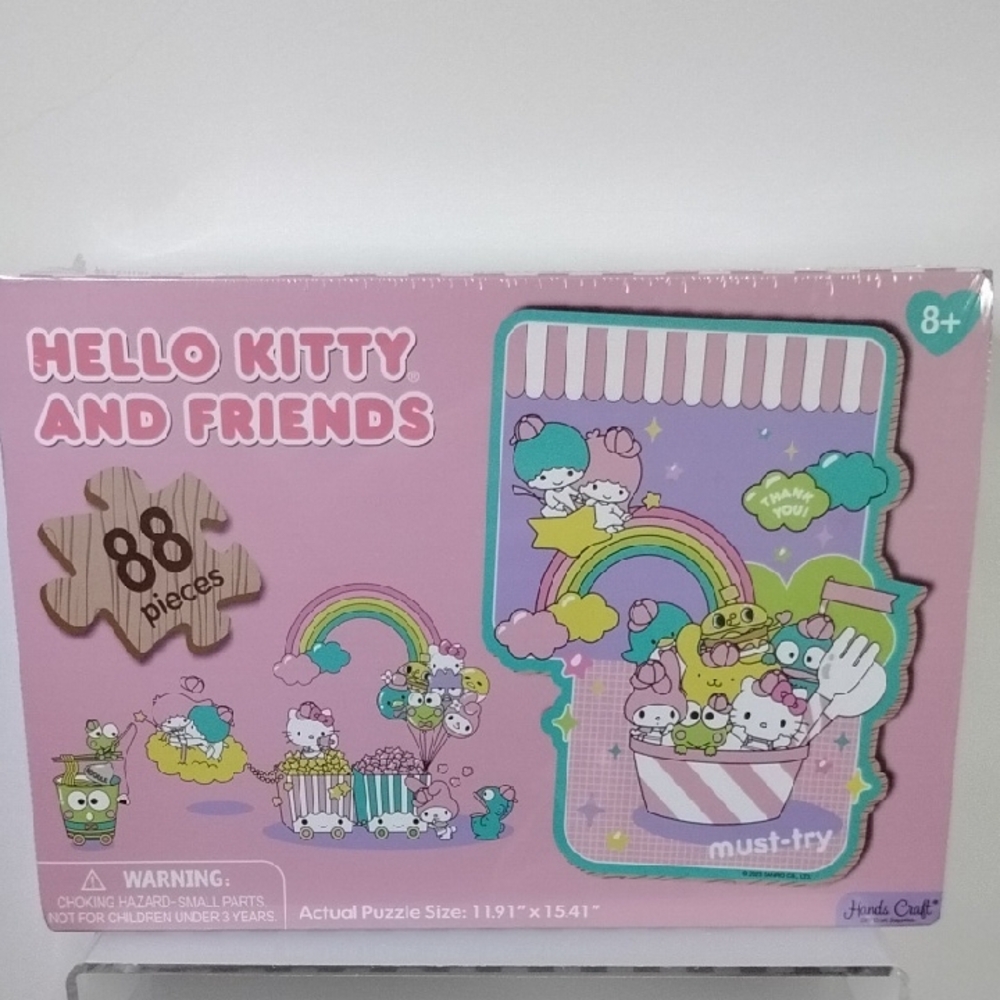 Hello Kitty and Friends Sanrio 88-Piece Wood Puzzle